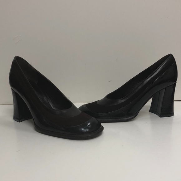 Baldan Made in Italy Black with Brown High Heel - Picture 2 of 4